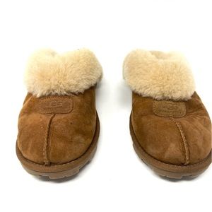 UGG 5125 Womens Coquette Chestnut Slip-On Slippers Women's USA 8
